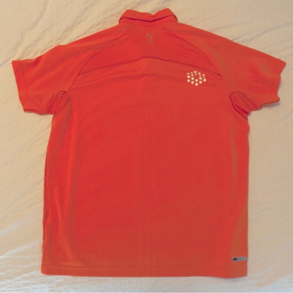 Puma Golf orange polo Large - Picture 2 of 2